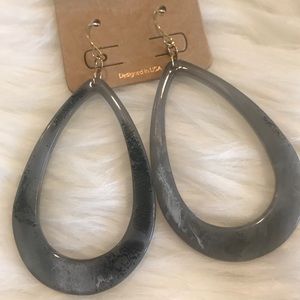 Acrylic dangle earrings